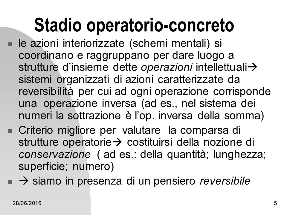 Piaget i 4 fattori permettono il costituirsi di strutture